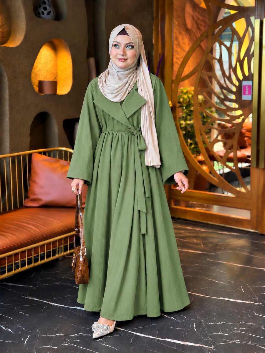 Rustelle Luxe Abaya — Olive